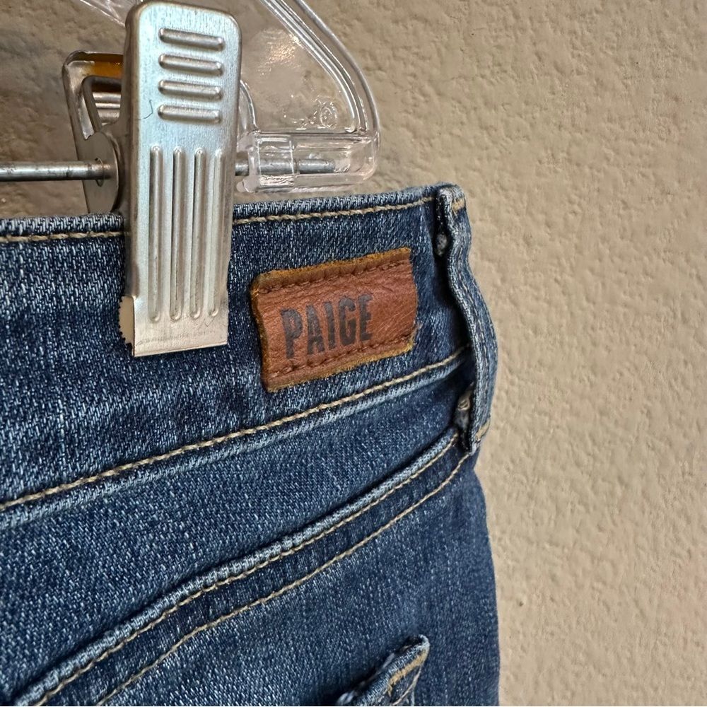 Paige | 27 | denim frayed jean shorts - Picture 5 of 6